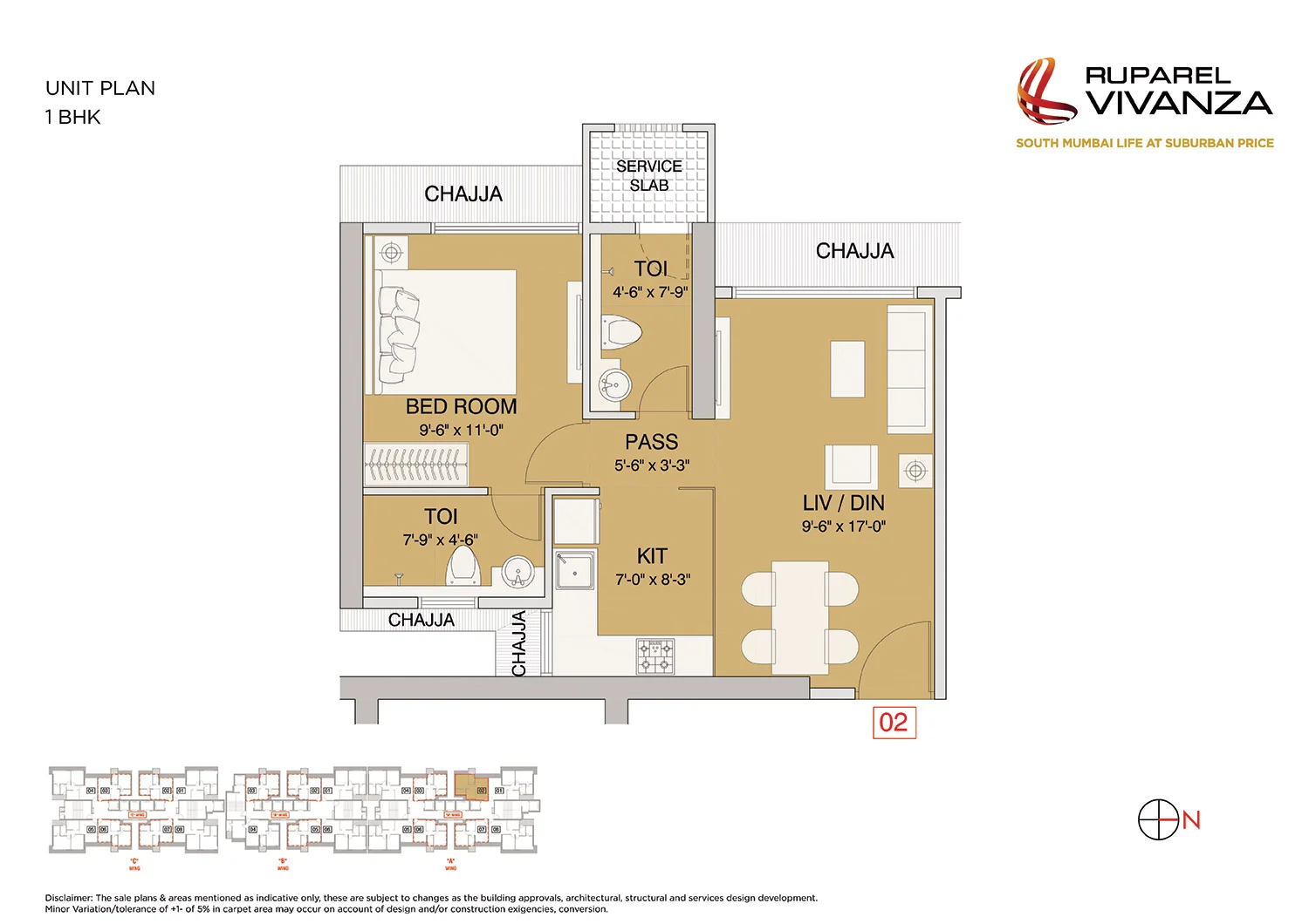 Ruparel Vivanza. Floor plan